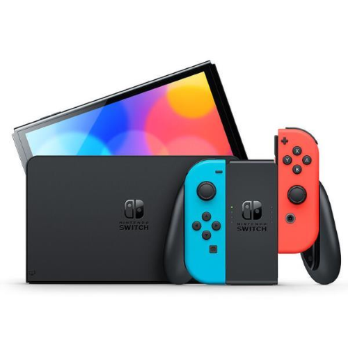 NINTENDO SWITCH OLED BLU NEON/ROSSO NEON